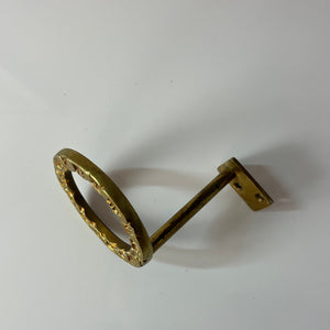 Runder Wandhaken Messing