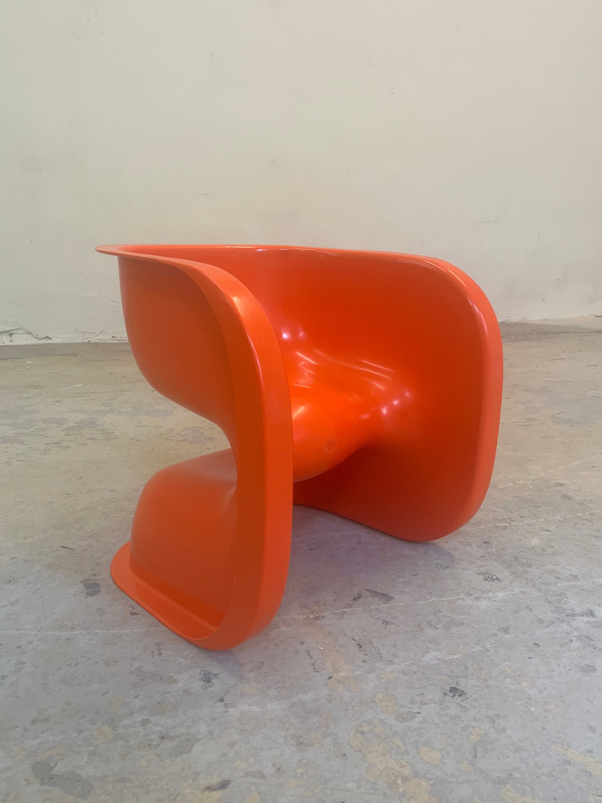 Multifunktionaler Kinderstuhl orange von Johannes Foersom & Peter Hiort Lorenzen für Cado