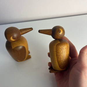 Set: kleiner & großer Pinguin Massivholz aus Dänemark
