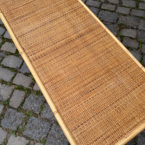 Kommode Rattan Bambus mit Messinggriffen von Dal Vera