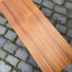Sideboard Teak mit Vitrine & neuen Chromfüßen