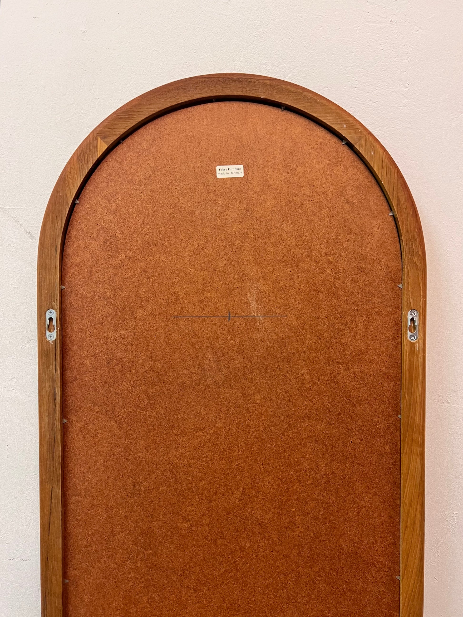 Klappbarer Wandspiegel Teak von Fakse Furniture aus Dänemark