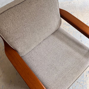 Sessel Teak & Wolle aus Dänemark