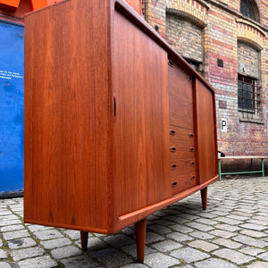 XXL Highboard Teak von H.P. Hansen aus Dänemark