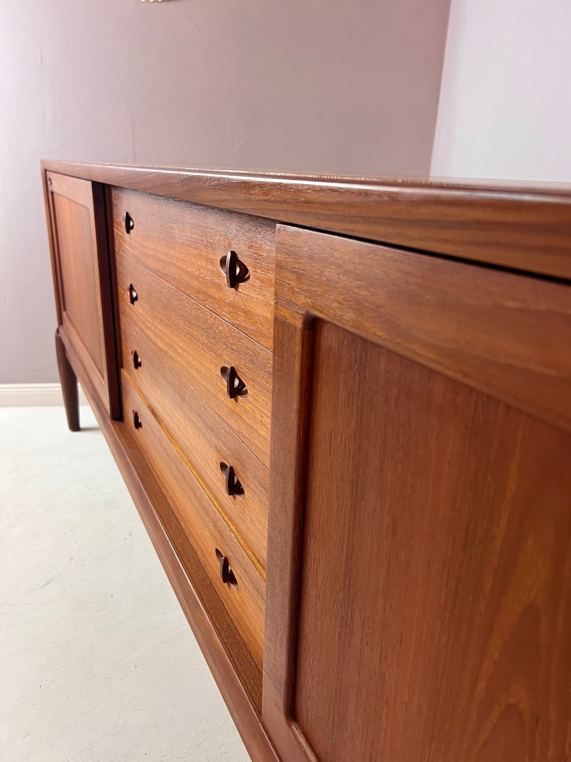 Sideboard Teak von H.W. Klein für Bramin