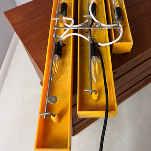 Wandlampe gelb von Uwe Mersch