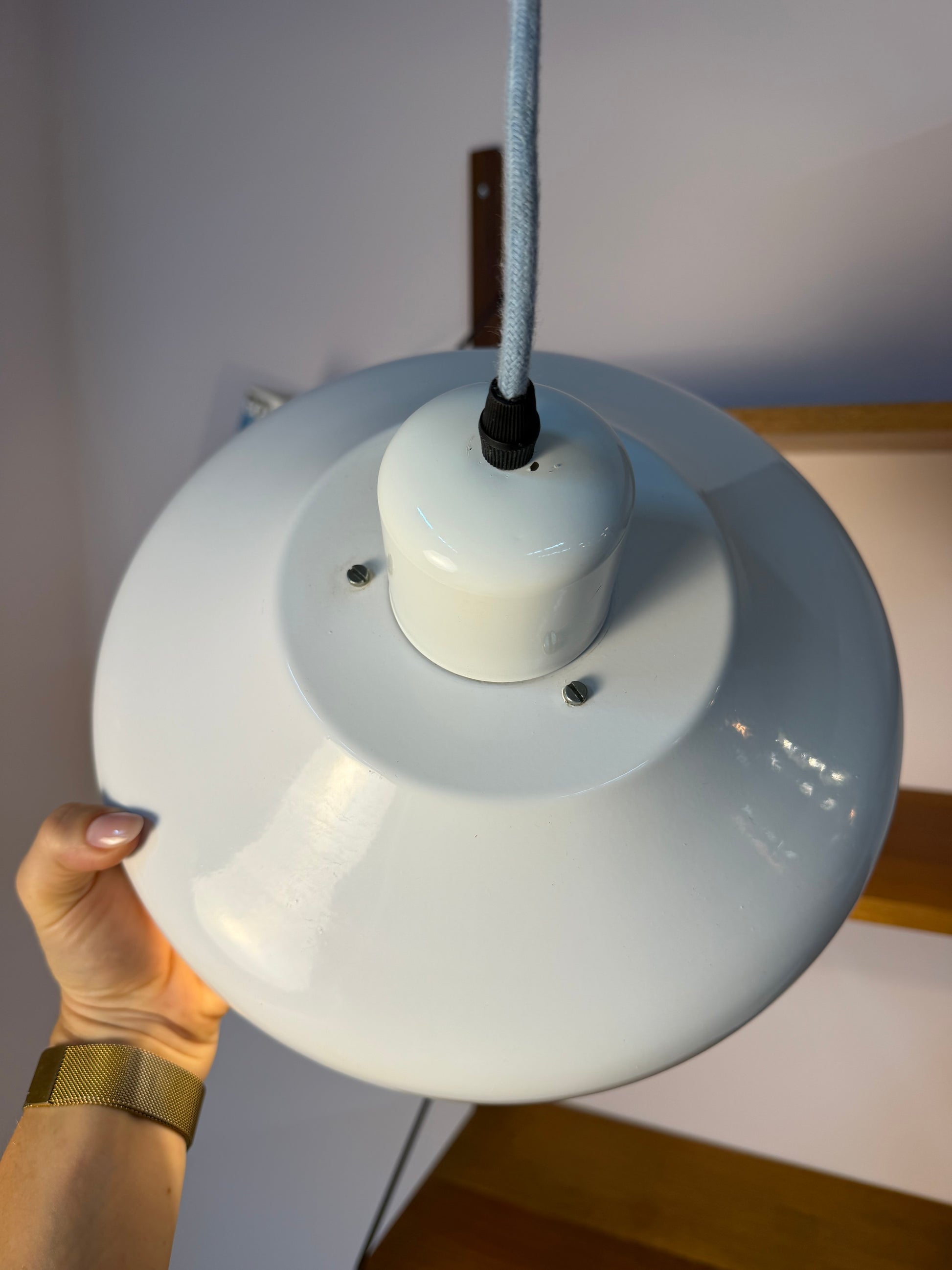 Lamellenlampe weiß aus Dänemark