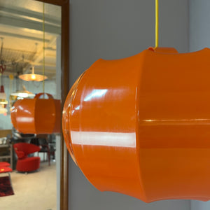 Hängelampe orange Kunststoff von Ilka Plast