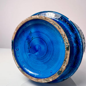 Vase Serie Rimini Blu von Aldo Londi für Bitossi