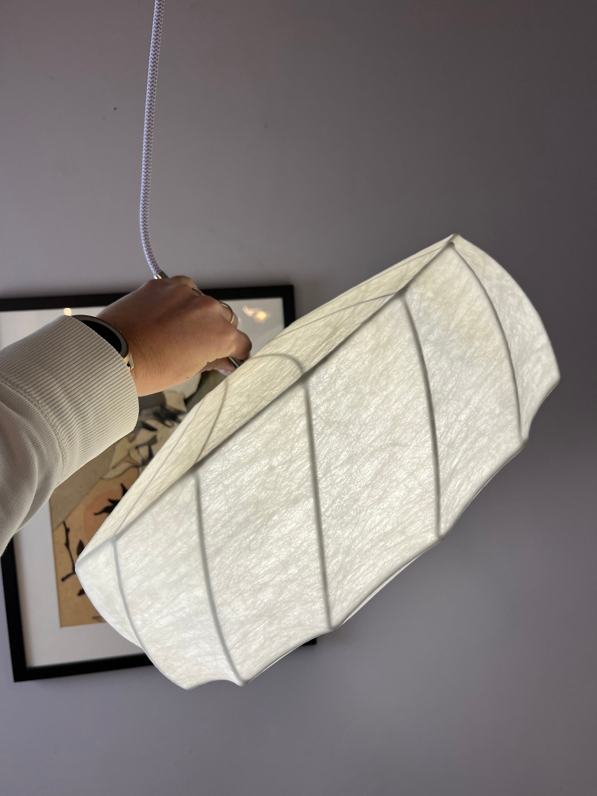 Hängelampe Cocoon weiß