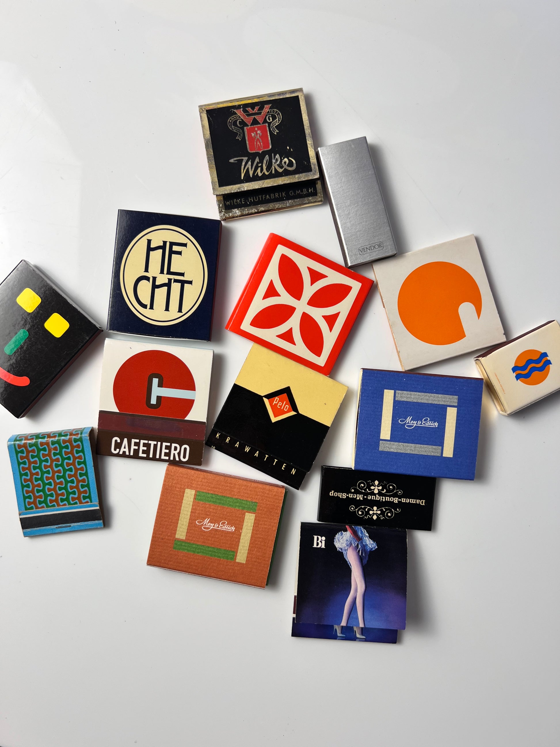 Set: Vintage Streichhölzer Grafik