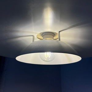 Lamellenlampe weiß silber von Design Light