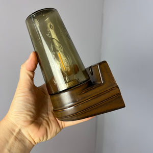 Set: 2x Wandlampe Modell 6080 Rauchglas von Sigvard Bernadotte für Ifö