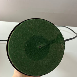 Mushroom Tischlampe Opalglas Chrom von Doria