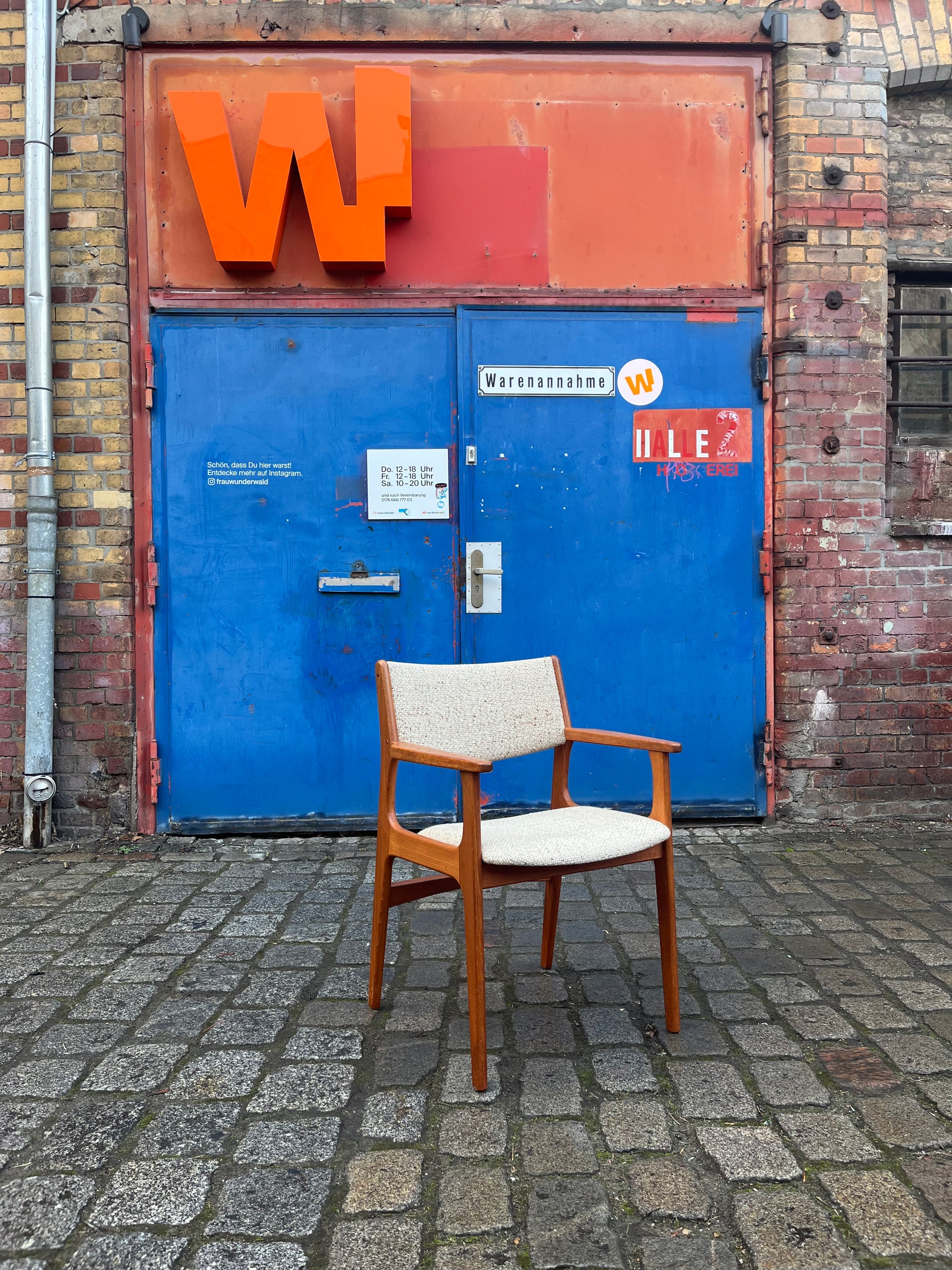 Armlehnstuhl Teak Wolle von Erik Buch für Nova Møbler