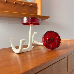 Set Kleiderhaken rot