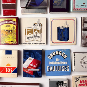 Set: Vintage Streichhölzer Zigaretten Werbung