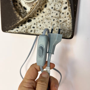 Wandlampe braun weiß Keramik von WGP PAN