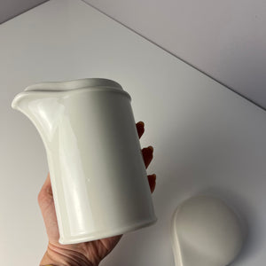 Apothekerdose Ol. Zinci weiß Porzellan