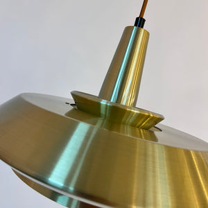 Lamellenlampe gold aus Dänemark