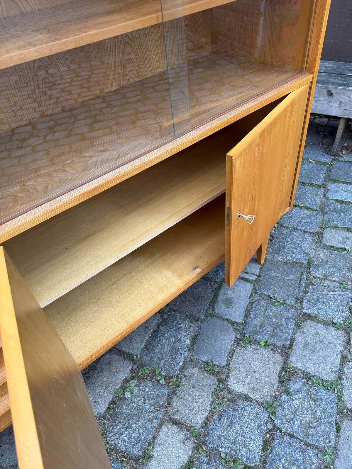 Highboard Typ 602/G Esche von Franz Ehrlich für Hellerau