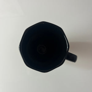 Set: 6x Tasse schwarz pastell