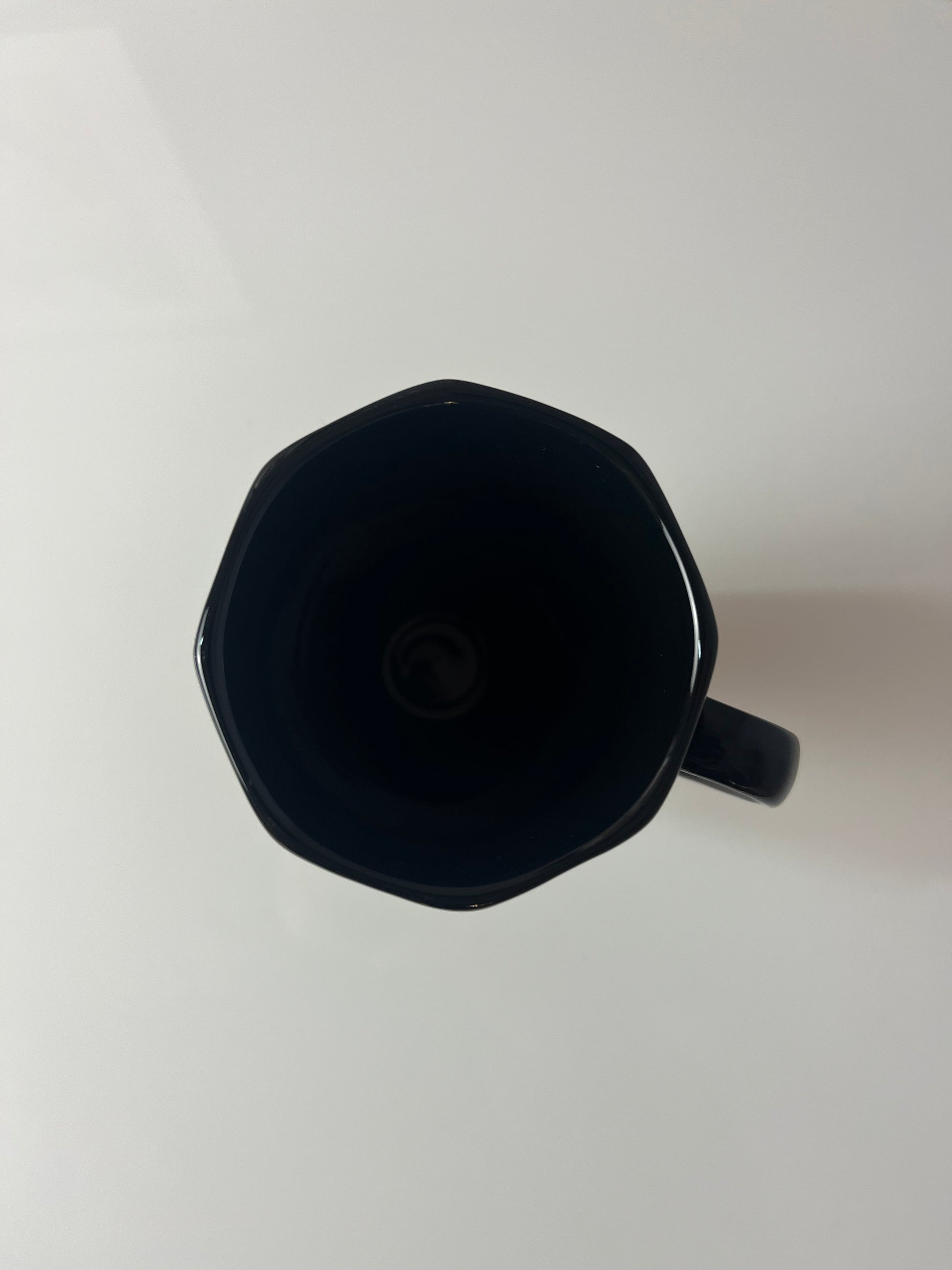 Set: 6x Tasse schwarz pastell