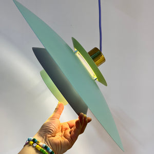 Lamellenlampe neu lackiert, Dänemark