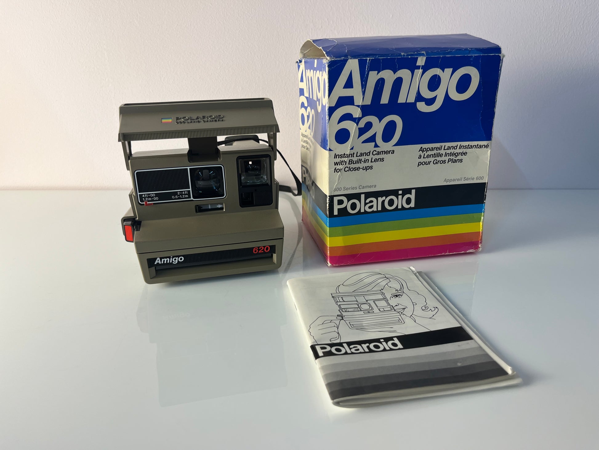 Polaroid 620 Amigo in original Karton