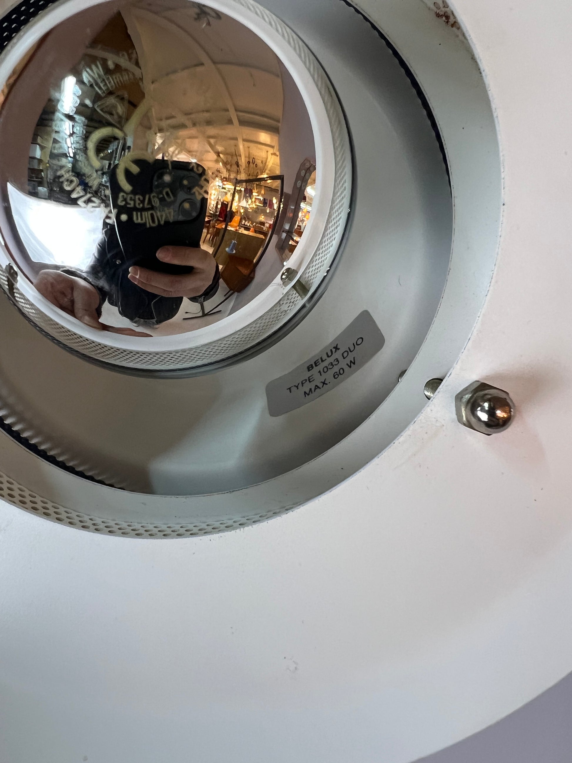 Hängelampe Belux Typ 1033 Duo