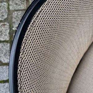 Sessel Mondi grau schwarz Chrom von Jouko Järvisalo für Inno Interior Oy - neu gepolstert