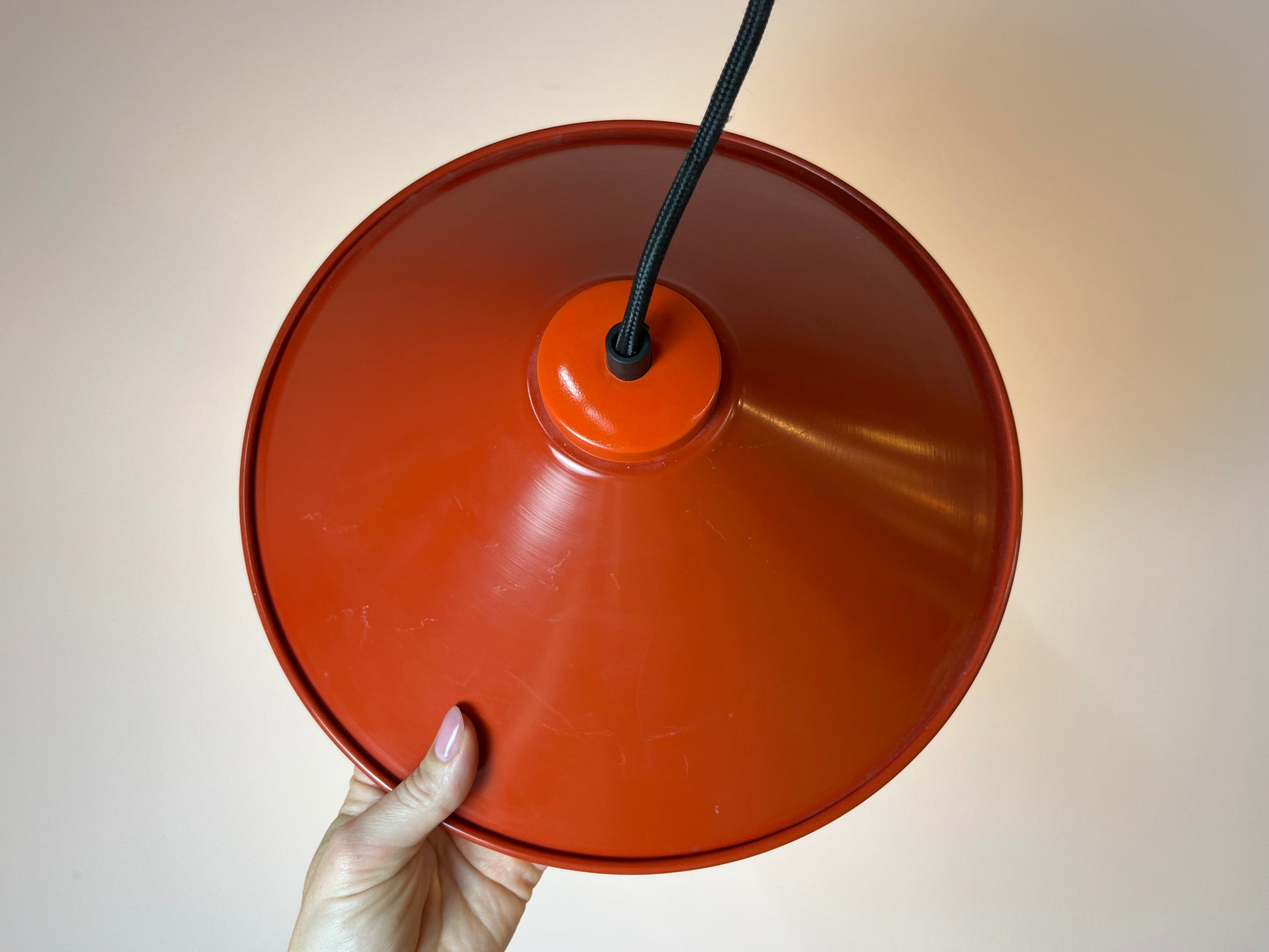 Hängelampe rot von Horn