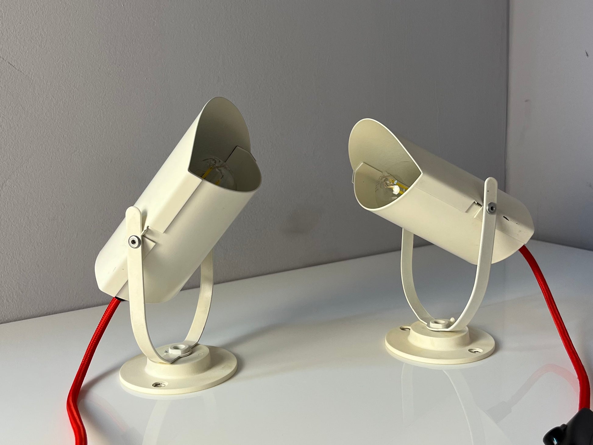 Set: 2x Wandlampe Modell Vupti weiß von Design Light