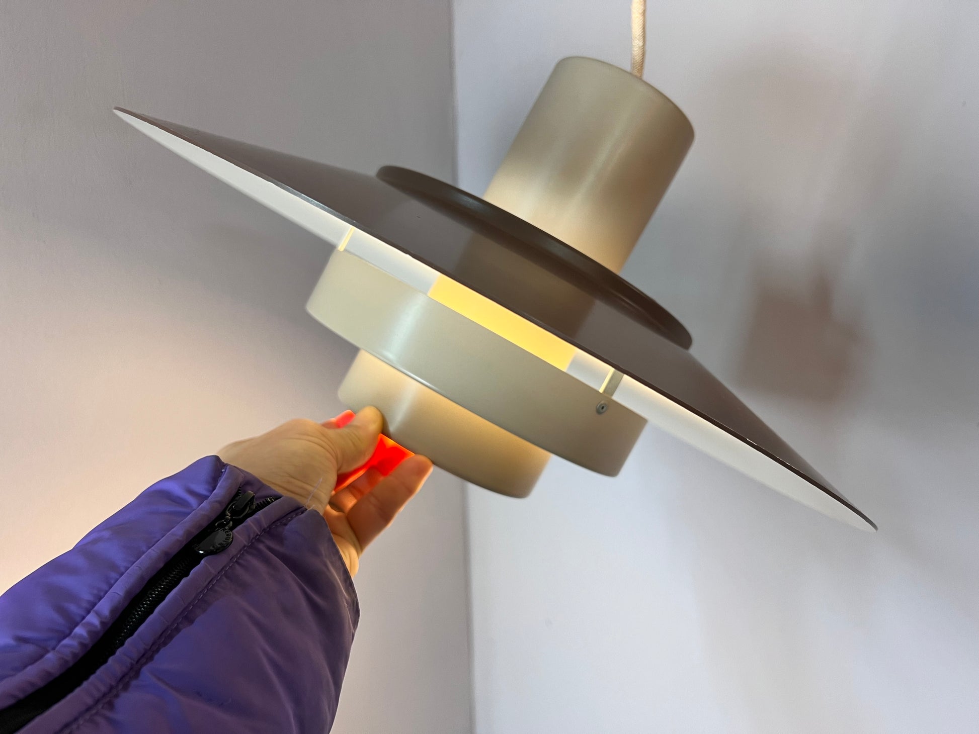 Hängelampe Falcon braun von Andreas Hansen für Fog & Mørup