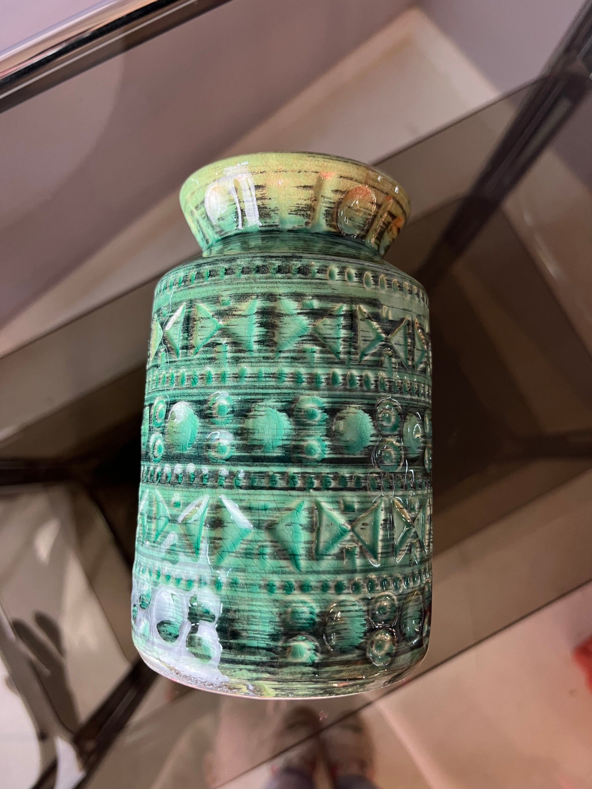 Vase 603-14 grün von Bay Keramik