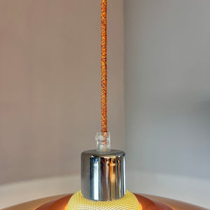 Lamellenlampe neu lackiert peach