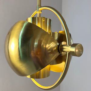 Hängelampe Multi-Lite Messing von Louis Weisdorf für GUBI