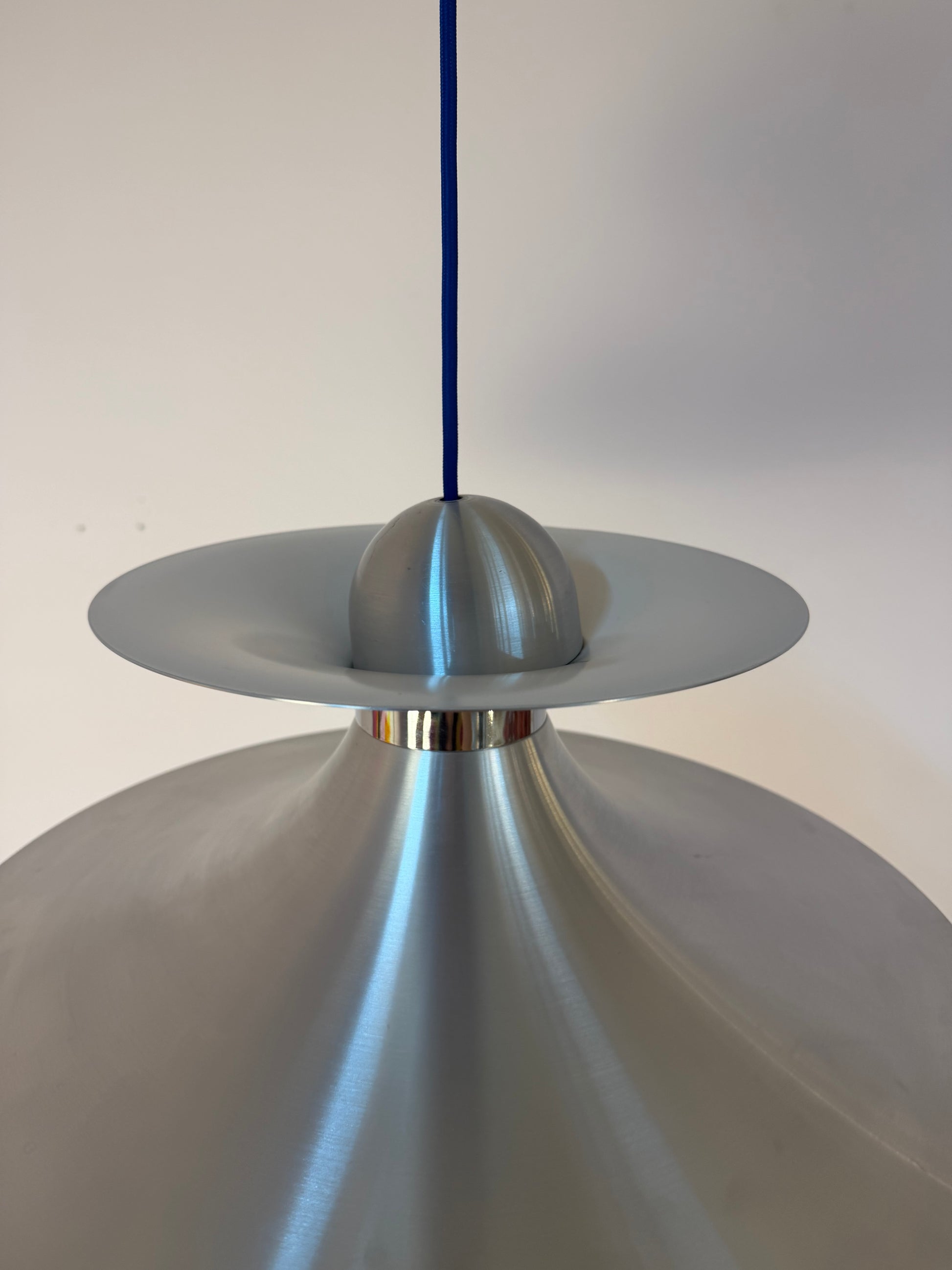 Lamellenlampe silber aus Dänemark
