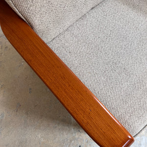 Sessel Teak & Wolle aus Dänemark