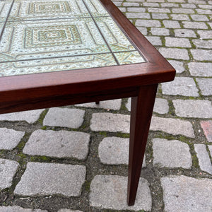 Beistelltisch Fliesen Palisander aus Dänemark von Kvalitet, Form & Funktion