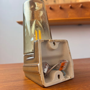 Wandlampe Modell 6080 Rauchglas von Sigvard Bernadotte für Ifö