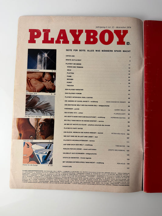 Playboy - Deutsche Ausgabe Dezember 1974