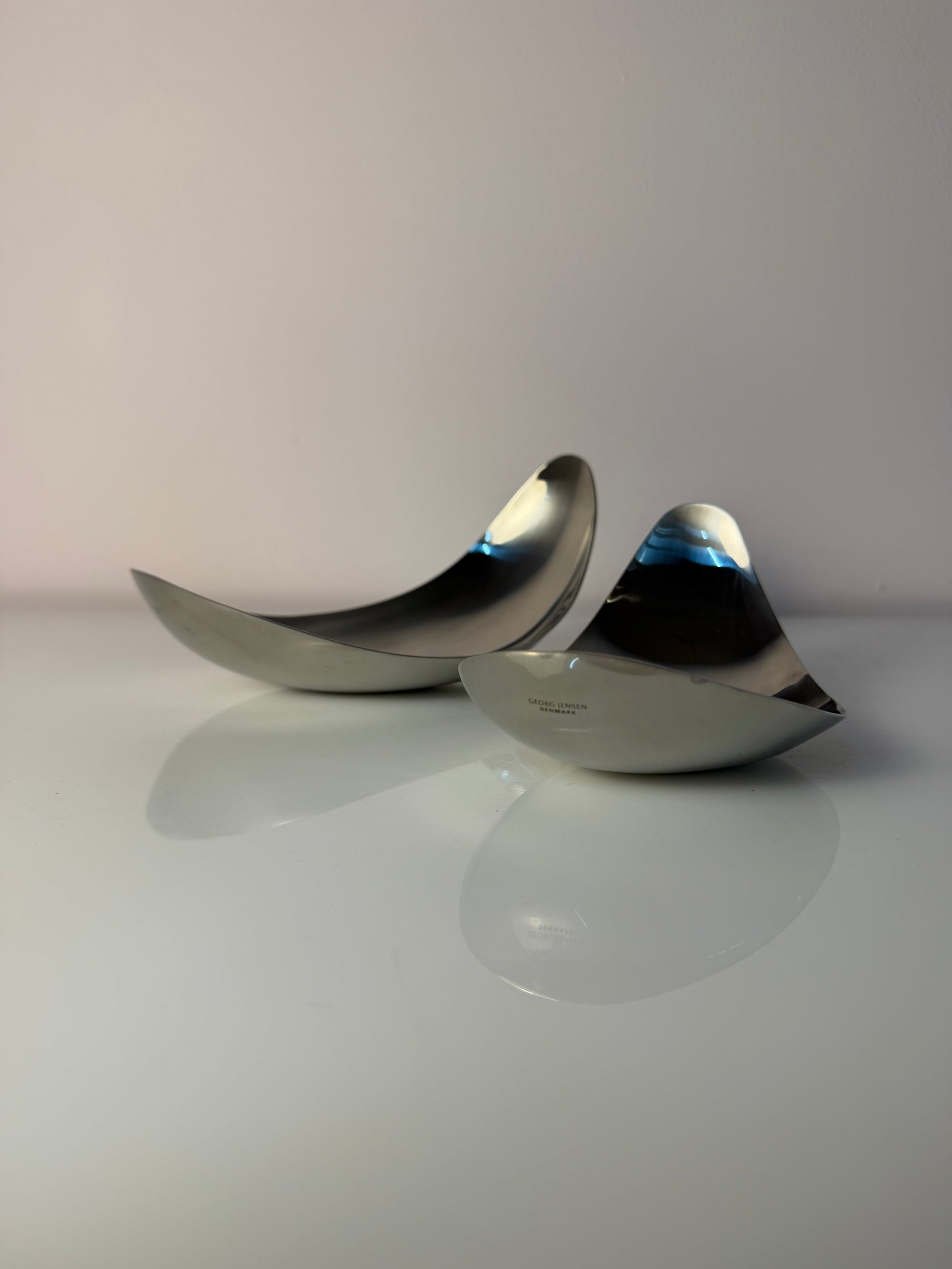 Set: Servierschalen Leaf von Helle Damkjær für Georg Jensen