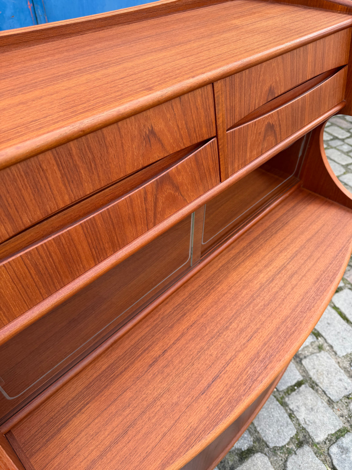 Sekretär Teak von Gunnar Falsig für Holstebro Møbelfabrik