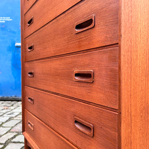 Kommode Teak mit 7 Schubladen aus Dänemark