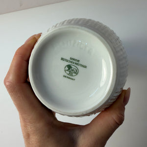 Vase weiß Porzellan von Hans Achtziger für Hutschenreuther