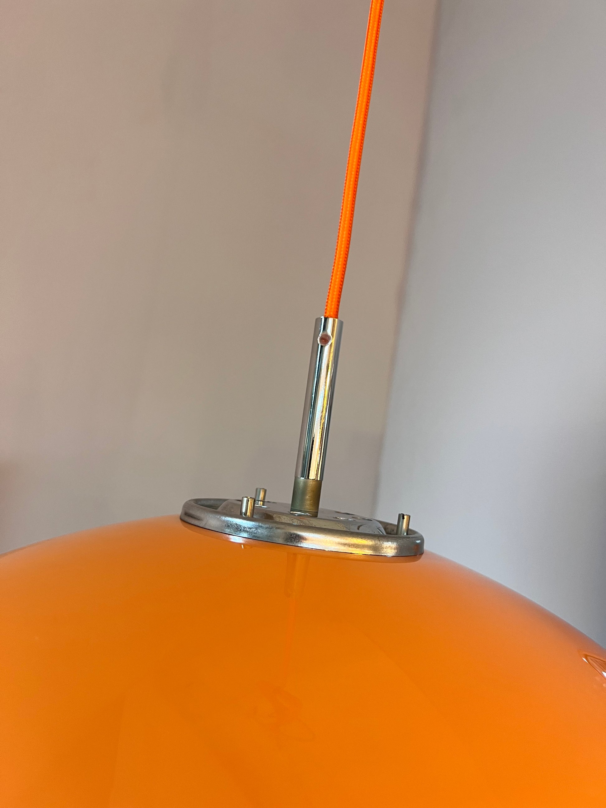 Hängelampe orange Kunststoff von Guzzini