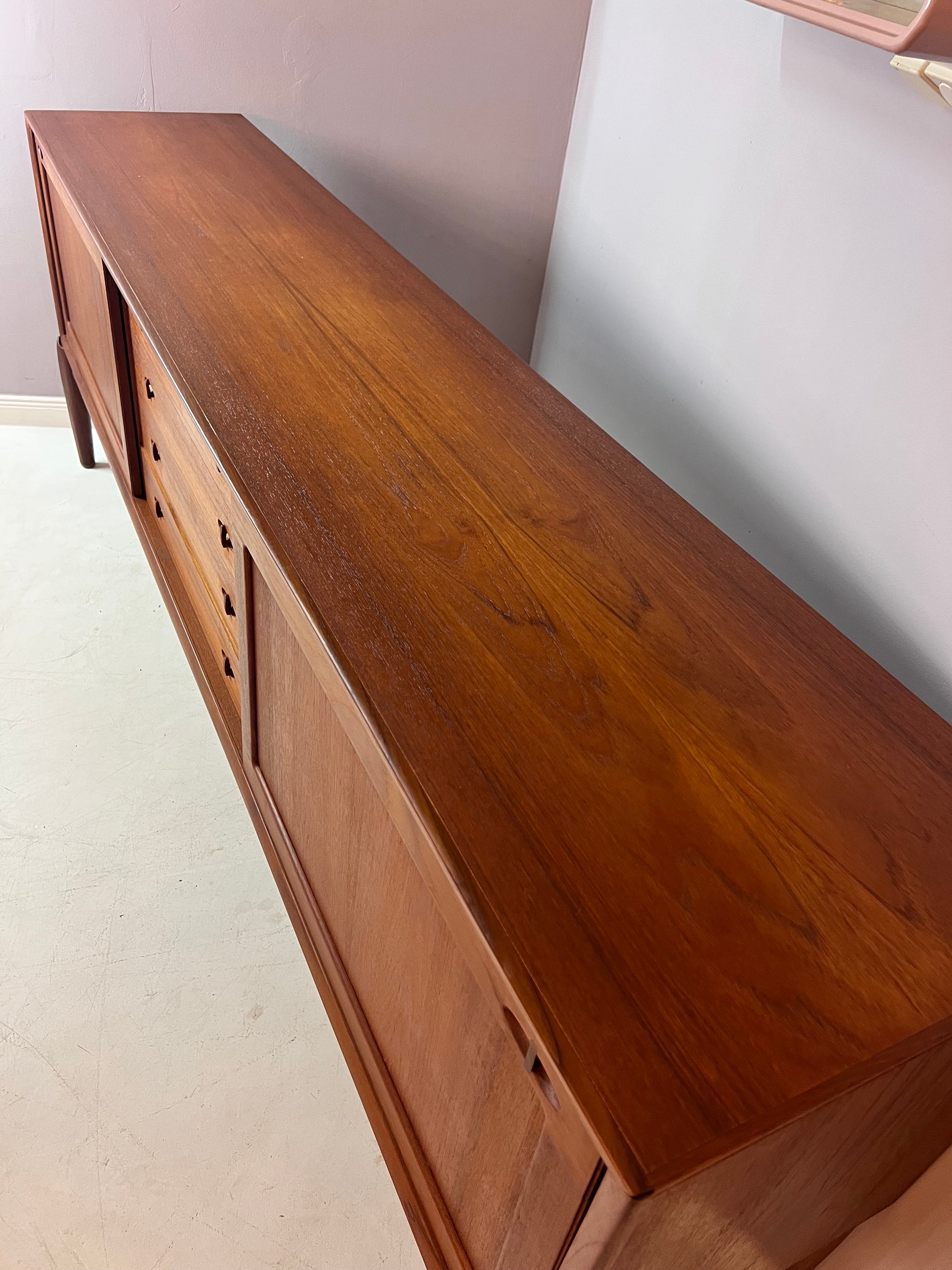 Sideboard Teak von H.W. Klein für Bramin