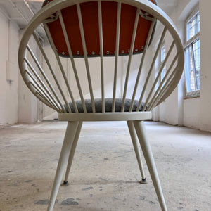 Circle Chair weiß von Yngve Ekström für Swedese