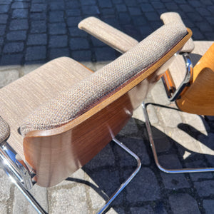Bürostuhl beige braun von Martin Stoll für Giroflex